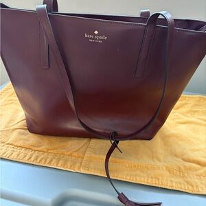 kate spade Deep Burgundy Tote Bag